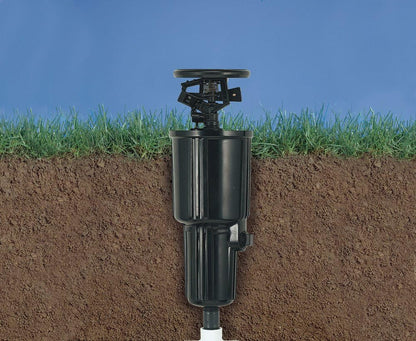 Orbit 55200 Pulse Pop-Up Impact Sprinkler Head, Black