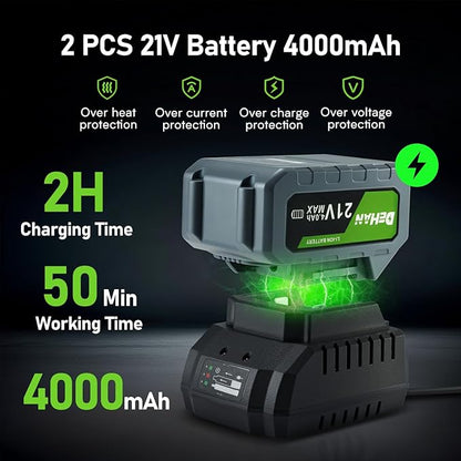 Brushless Mini Chainsaw Cordless Chain Saw Lightweight Electric Chainsaw Handheld Saw for Tree Trimming and Wood Cutting Pruning Saw (16 Inch)