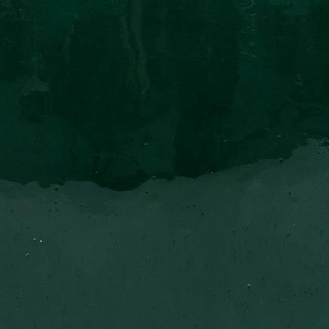 Sunnydaze Large Ceramic Plant Pot - Round Outdoor Glazed Ceramic Planter Pot with Drainage - Studio - Dark Green - 18.5"