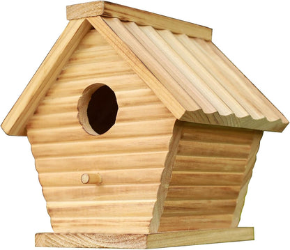 STARSWR Bird House Outside Clearance,Outdoor Birdhouse for Bluebird Finch Cardinals,Hanging Wooden Bird Houses, Easy to Clean, Ventilation.