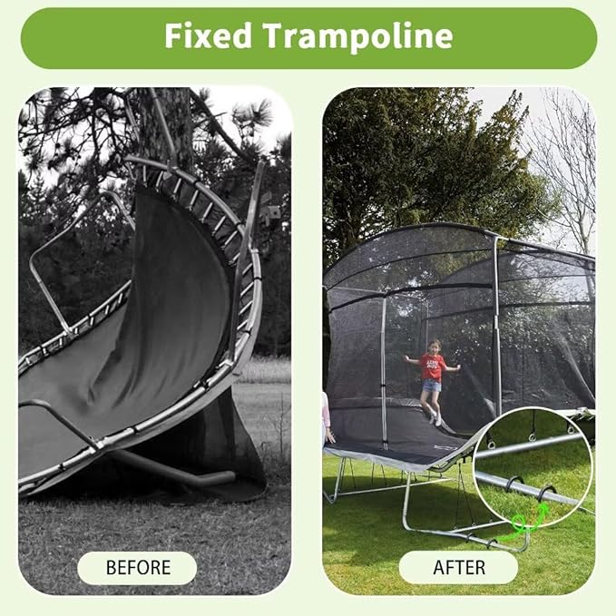 Ground-Stakes-Heavy-Duty-12 inch, U-Hook Rebar Stakes Black Coated Anti-Rust 10pcs Garden Stakes Metal Ground Anchors for Garden Dog Fence Chicken Coop Christmas Decorations Deer Fence