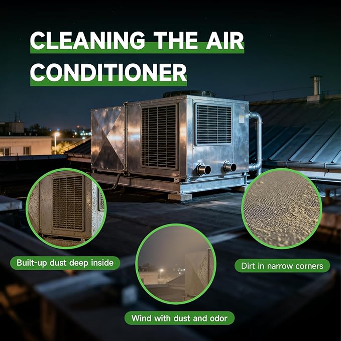 Portable HVAC Cordless Coil Cleaning Machine, 18V Lithium-Ion 80W Electric Pressure Washer Jet Cleaner, Flow Rate 4L/min 3-5/7-10 bar Dual Pressure