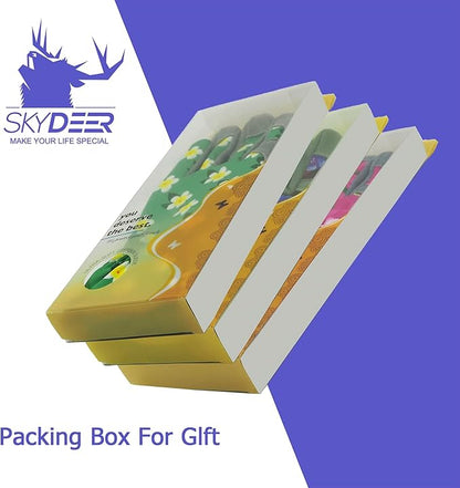 SKYDEER Premium Genuine Deerskin Suede Women's Gardening Gloves, Ultra-Soft Padded, Comfort Fit for Work (SD6613/M)