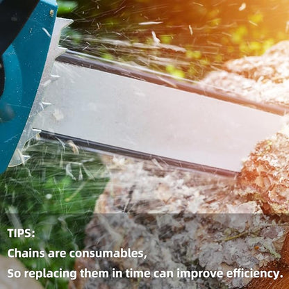 10 Inch Chainsaw Chain R40 .043'' Gauge 3/8" LP Pitch 40 Drive Links, 10-inch Replacement Chains Fits for Ryobi, Worx, Echo and More - 2 Chains