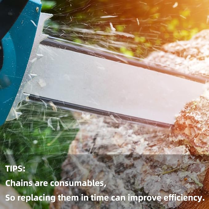 6 Inch Chainsaw Chain 3/8" LP Pitch .043" Gauge 28 Drive Links, 6" Replacement Chains Fit Milwaukee M12, 2527-20, Craftsman CMCCSL621D1, Remington, Kobalt R28-2 Chains