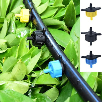 QAZXCDEW- 60 Pcs Drip Irrigation Emitters 1/2 GPH drip emitter 3 Sizes 3 Color for Precise Watering Efficient Agricultural Irrigation Systems(1/2Gph 1Gph 2Gph Drip Irrigation Emitters Each 20