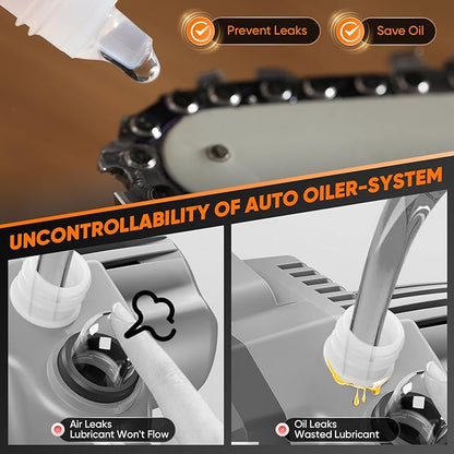 Saker Mini Chainsaw|6 Inch Chainsaws[2025 Upgraded]|Mini Cordless Electric Chain Saw|Small Handheld Portable Chain Saws Battery Powered Saws for Tree Trimmer and Garden,Christmas Gifts