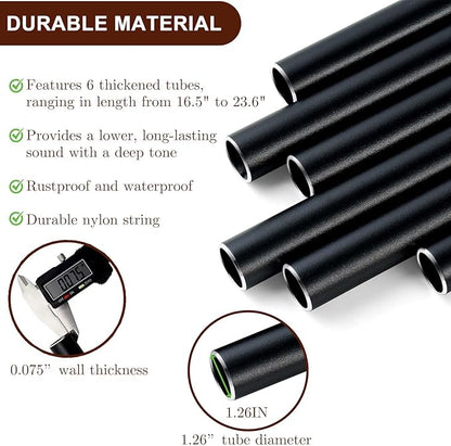 Large Wind Chimes for Outside, 48" Vintage Tree of Life Deep Tone Wind Chime Outdoor Clearance with Heavy Tubes, Patio Porch Garden Decoration, Memorial Gifts for Women Men Mom