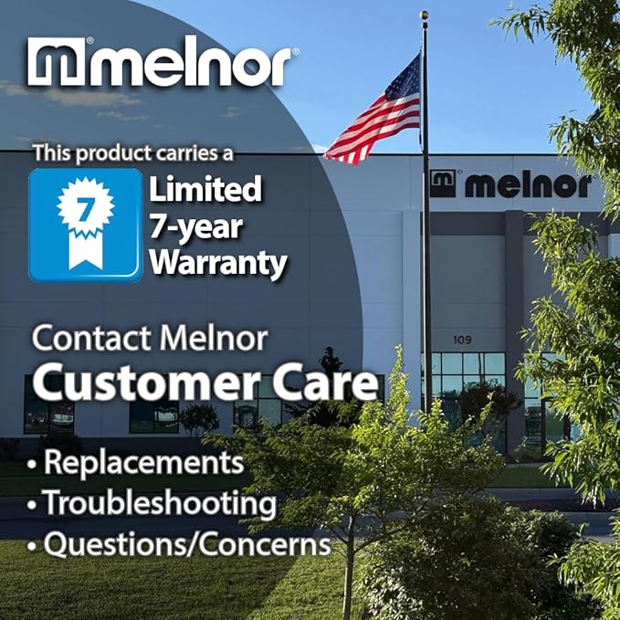 Melnor 65138AMZ AquaTimer Digital Hose Timer, 1-Zone Timer, QuickConnect Bundle, Black, Yellow