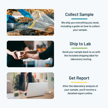 Heavy Metals in Soil Test by SimpleLab | Includes 9 compounds, Including Lead, Arsenic, and Copper, and Analysis by a Certified Laboratory | at Home Soil Lab Test | Collect Sample at Home