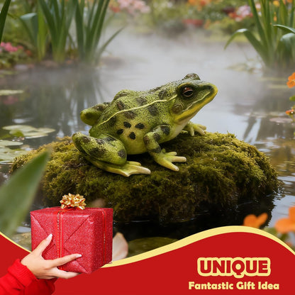 Sunthus Frog Garden Statues Toad Outdoor Decor Sculptures Yard Resin Decorations