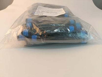 Kalolary 100PCS Irrigation Drippers Drip Emitters, Micro Spray Adjustable 360 Degree Full Circle Pattern Water Flow Bubbler Sprinkler Fits 1/4 (4-6mm) Irrigation Tubing for Garden Irrigation(Blue)