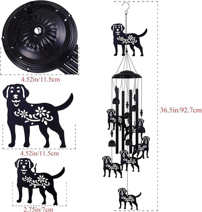 Dogs Wind Chimes Decor, Mobile Blessing Wind Bells Decorate, Dog Chime, Sympathy Wind Catcher, Memorial Gifts for Mom,Grandma,Woman (Housewarming/Outside/Indoor/Home/Room/Porch/Yard/Garden Decoration)
