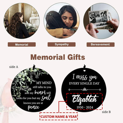 Personalized 36" Healing Memorial Wind Chimes for Outside, Bereavement Gift of Comfort for Loss of Mother, Father or Husband, A Soothing Remembrance for Your Garden and Patio