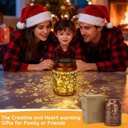 Hummingbird Solar Lanterns Outdoor Waterproof - Metal Hanging Hummingbird Solar Lights Graden Decor for Patio Yard Lawn Backyard Porch Pathway, Unique Gifts for Women Mom Grandma