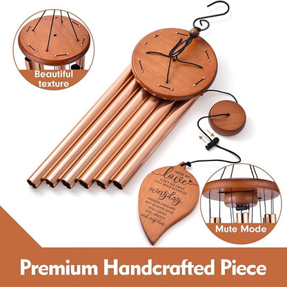 Sympathy Wind Chimes, Memorial Wind Chimes for Loss of Loved One, Bereavement Gift Ideas, Loss of Mother Father Condolence Grief Sympathy Gifts, Send Love and Concern
