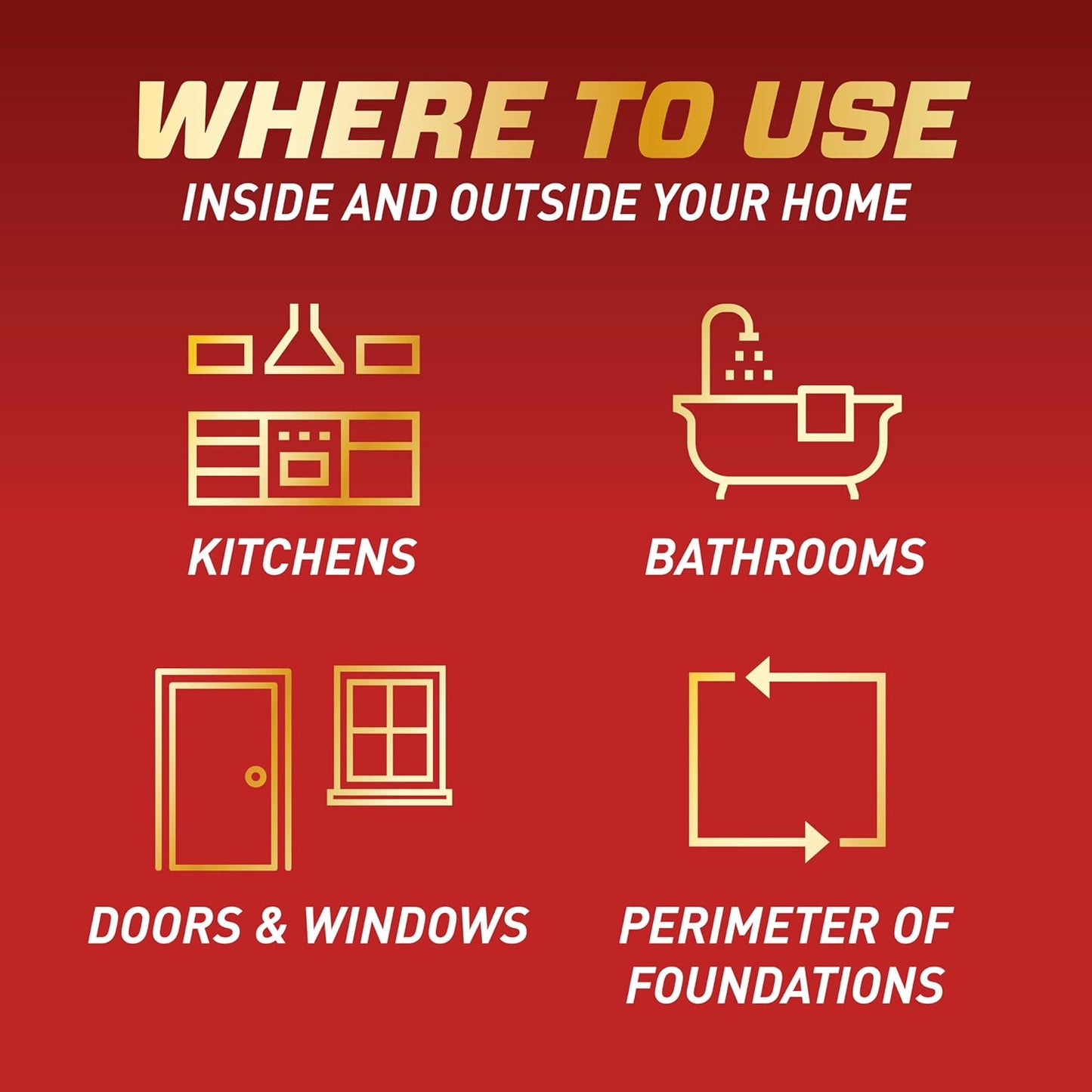 Ortho Home Defense Insect Killer for Indoor & Perimeter2 with Comfort Wand, Controls Ants, Roaches, and Spiders, 1.1 gal