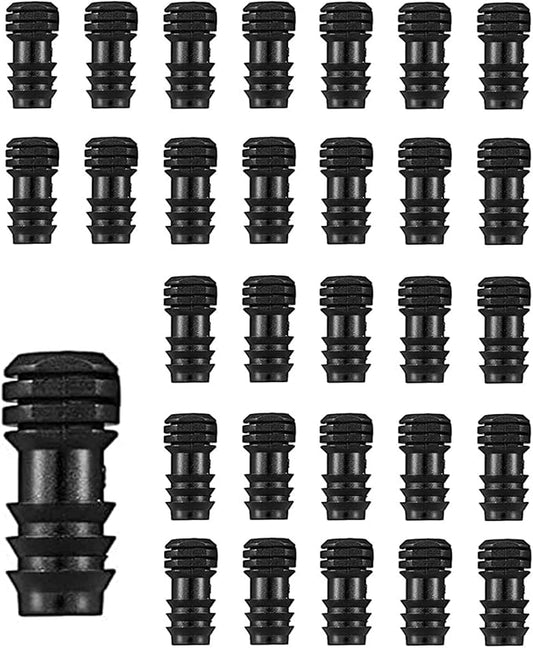 BEADNOVA Drip Irrigation Connectors 30 Pcs 1/2 Inch Barbed Drip Line Plugs End Plugs Irrigation Connectors for 1/2 Inch Tubing Water Tubing Gardening Supplies (30pcs)