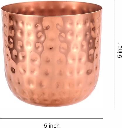 Glytterati- Indoor Watering Can and Planter with Plate.