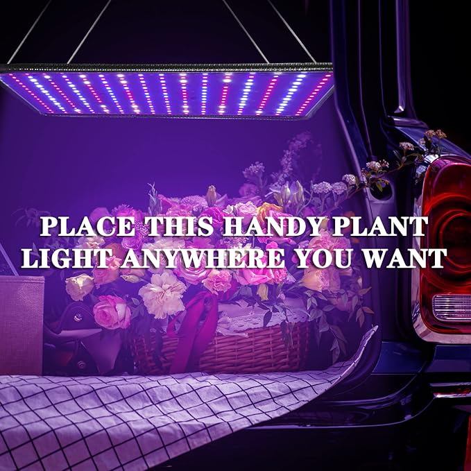 Grow Light for Indoor Plants - SERWING 200W LED Grow Light Full Spectrum, Plant Growing Lamp for Indoor Cultivation, Greenhouse, Grow Tent, Hydroponics (Full Spectrum)