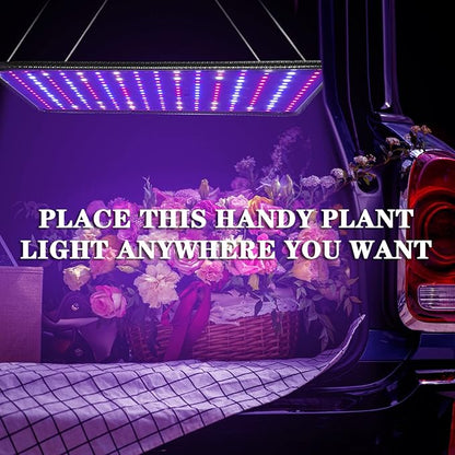 Grow Light for Indoor Plants - SERWING 200W LED Grow Light Full Spectrum, Plant Growing Lamp for Indoor Cultivation, Greenhouse, Grow Tent, Hydroponics (Full Spectrum)