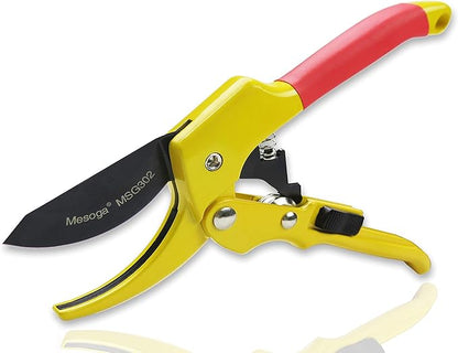 Bypass Pruning Shears 8 Inch Sharp and Easy to Hold Garden Shears, Clippers, Scissors (MSG302)