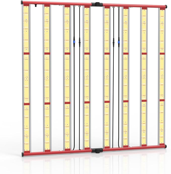 AGLEX 800W LED Grow Lights, Full Spectrum Grow Light with UV IR, Daisy Chain Plant Bar Style Grow Light Foldable & Dimmable for Indoor Growing Commercial Hydroponic Growing Lamp 6x6ft Core Coverage