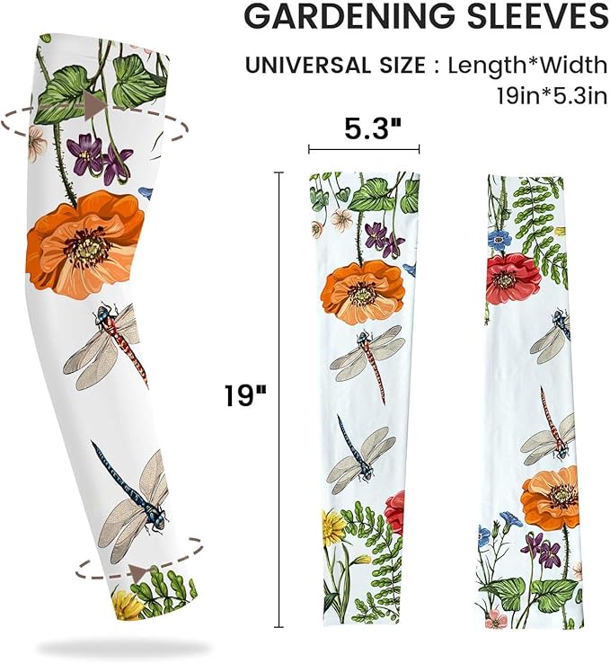 Gardening Sleeves for Women Farm Sun Protection Thorn Proof Cooling Arm Sleeves to Cover Arms for Garden Sports
