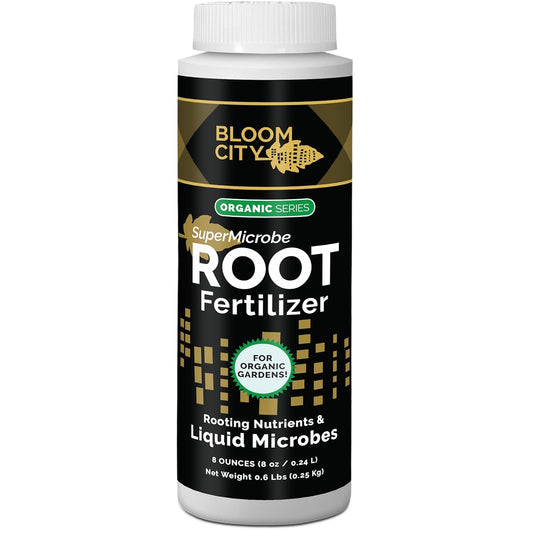 Organic Root Stimulant, Salmon and Kelp Formula, Rich with Microbes and Mycorrhizae by Bloom City, 1/2 Pint (8 oz)