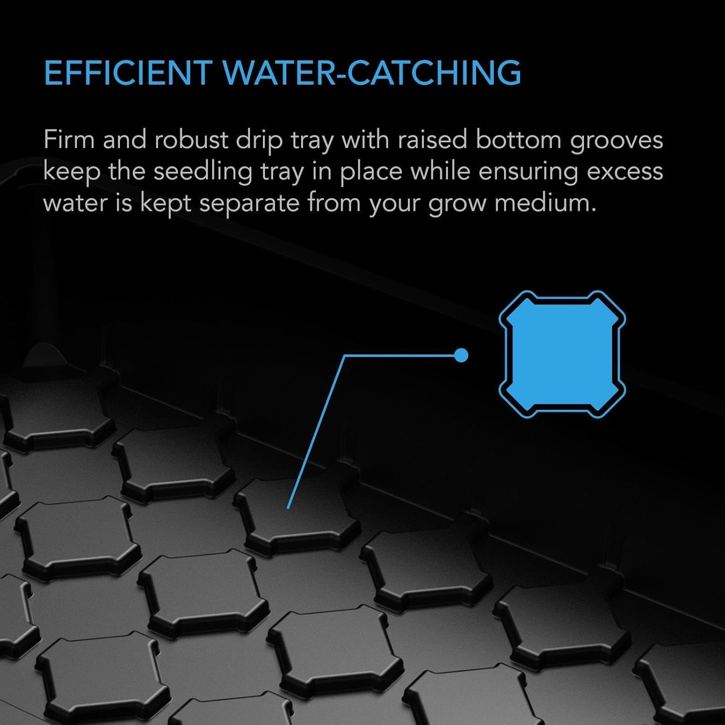 AC Infinity Large Humidity Dome, Heavy-Duty Germination Kit with 3 mm Thickest Clear Dome, Sturdy Drip Tray, 6x12 Cell Seedling Tray, Vented Height Extension Panels, for Seed Starting, Cloning Plants