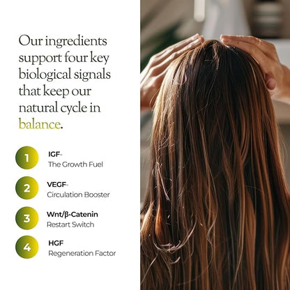 regener8 3-in-1 Hormonal Hair Loss & Thinning Treatment - Scalp Reset System With Multi-Signal Hair Growth Oil, Scalp Massage Brush & Cortisol-Reducing Candle - Complete Hair Revival Bundle for Women