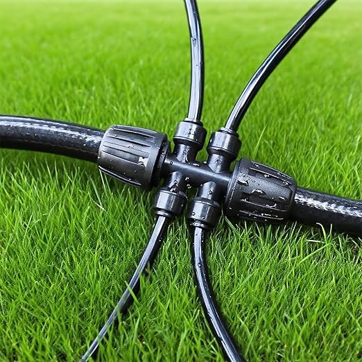 Drip Irrigation System for Garden, 230 ft Garden Watering System Drip Irrigation Kit, with 1/4" & 1/2" Tubing and 20pcs Sprinklers for Lawn Yard Flower Green Houses Plants