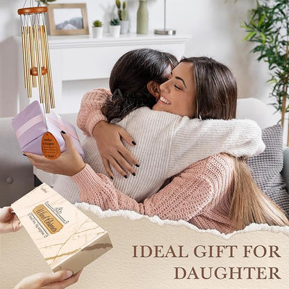 Gifts for Mom & Daughter, Mom & Daughters Wind Chimes, Mother‘s Day Best Gift Ideas, Birthday Gift for Mother and Daughters, Gifts for Mother's Day Birthday Valentines Christmas