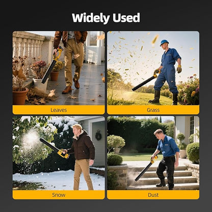 VASG Leaf Blower Cordless – Lightweight Handheld Electric Leaf Blower with Variable Speed, 21V 3×2.0Ah Batteries & Fast Charger for Effortless Lawn, Yard, Garden, Patio, Driveway & Leaf Cleanup