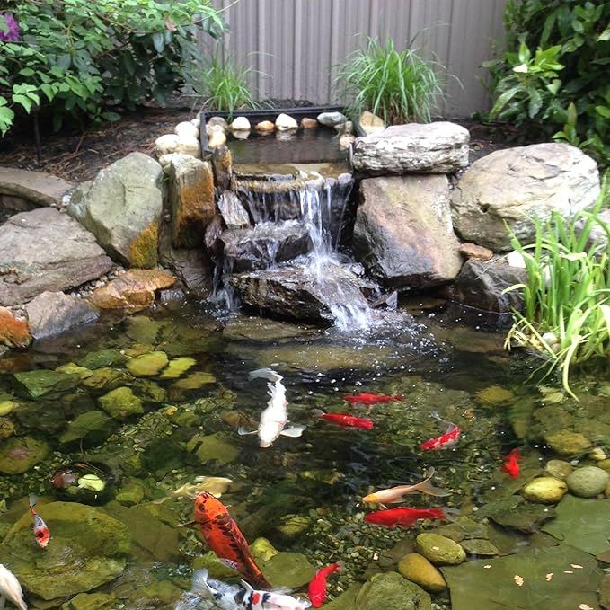 NFESOLAR Submersible Water Pump 1200GPH, Ultra Quiet Submersible Pump with Dry Burning Protection 11ft High Lift for Pond, Fountains, Waterfall, Hydroponics, Aquariums KF208