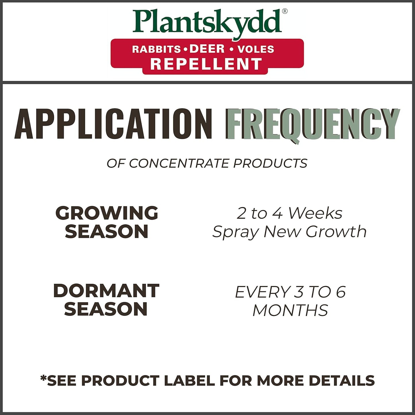 Plantskydd Animal Repellent - Repels Deer, Rabbits, Elk, Moose, Hares, Voles, Squirrels, Chipmunks and Other Herbivores; Wettable Powder Concentrate - 2.2 LB Box - Makes 2.5 Gallon Liquid (PSP-R2)