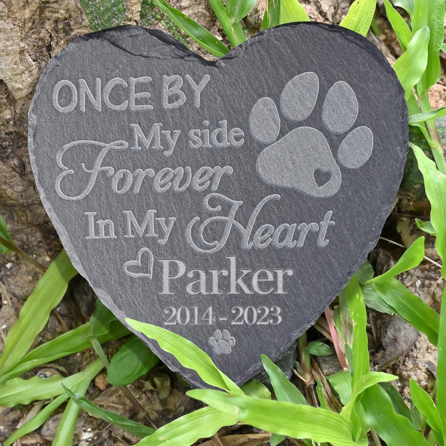 Pet Memorial Stone, Dog Memorial Gifts for Loss of Dog, Pet Loss Gifts, Loss of Cat Sympathy Gift - Forever in My Heart