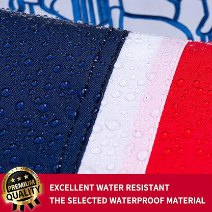 XIFAN Premium Wyoming State Flag 3x5 ft Outdoor, Double Sided Embroidered Bison, Heavy Duty 210D Nylon WY Flags, the Strongest Longest Lasting for Outside with Sewn Stripes/Brass Grommets