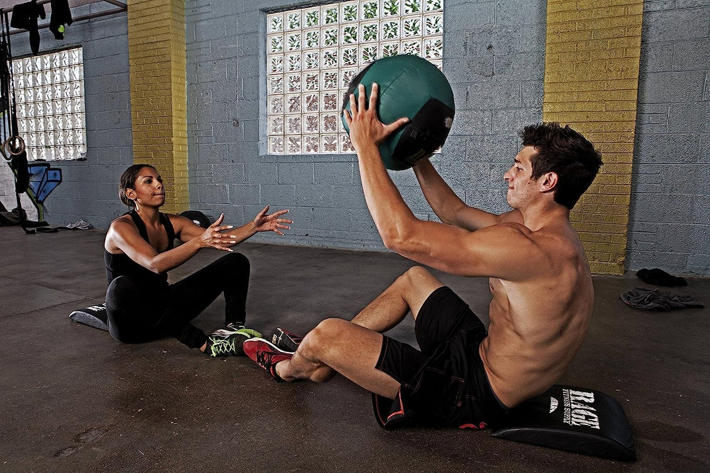 Rage Fitness Abdominal Mat, Ab Mat, Core Trainer, Crossfit Core Workouts, Sit ups, Crunches - Workouts Included