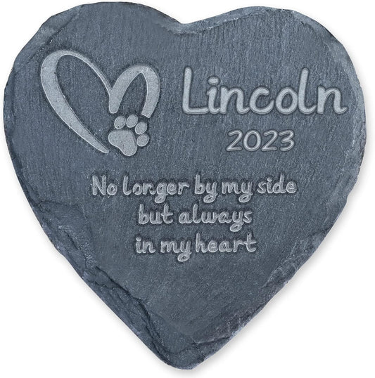 Dog Loss Gifts - Personalized Memorial Stones for Dogs, Sympathy Gifts for Pet Bereavement