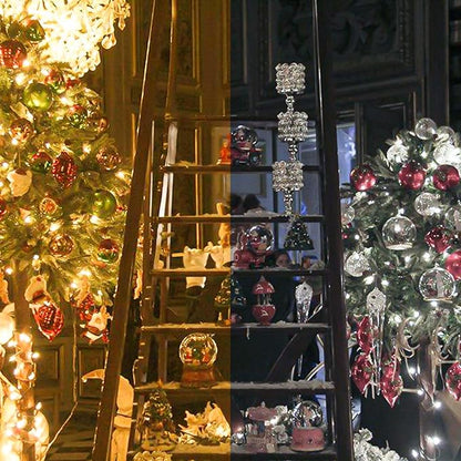 Warm White to Cool White Color Changing 200 LED 66FT Connectable Christmas String Lights for Outdoor Indoor Waterproof, 11 Modes Twinkle Fairy Lights Clear Wire for Christmas Tree Memory Remote Timer