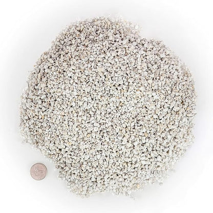 Premium Gardenera Organic Perlite - Medium/Fine Grade Horticultural Soil Amendment for Indoor & Outdoor Container Plants for Drainage Management and Enhanced Growth - 8 Quart Bag