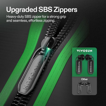 VIVOSUN S326 36"x20"x63" Grow Tent, High Reflective Mylar with Observation Window and Floor Tray for Hydroponics Indoor Plant for VS1000/VS2000