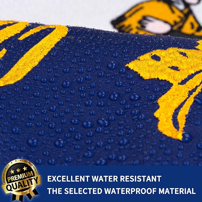 XIFAN Premium Kentucky State Flag 3x5 ft Outdoor, Double Sided Embroidered Image, Heavy Duty 210D Nylon KY Flags, the Strongest Longest Lasting for Outside with Sewn Stripes/Brass Grommets