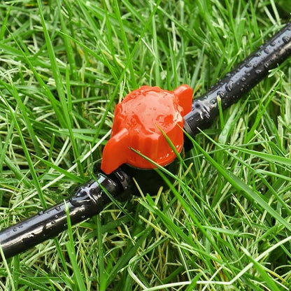 1/4 Inch Drip Irrigation Valves, 35 Pcs Drip Irrigation Shut Off Switch Valves for 1/4" Drip Irrigation Tubing, Water Flow Control Valve Drip Line Cut Off Valve for Drip Sprinkler Garden System