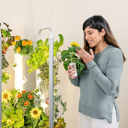 Gardyn yPods - Use with All Home Vertical Indoor Garden Hydroponics Growing System Kits - ABS-Plastic yPods for Vertical Hydroponic Garden Towers - Gardyn Vase Hydroponic Accessories - 10 Pack