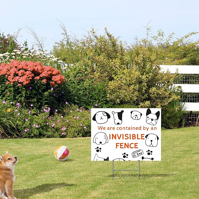 Custom Yard Sign with Stakes, Personalized Decorative Signs for Outside, Customized Full Color Lawn Sign, Double Sided Print Signs Outdoor, 6 Pack 18”x24”