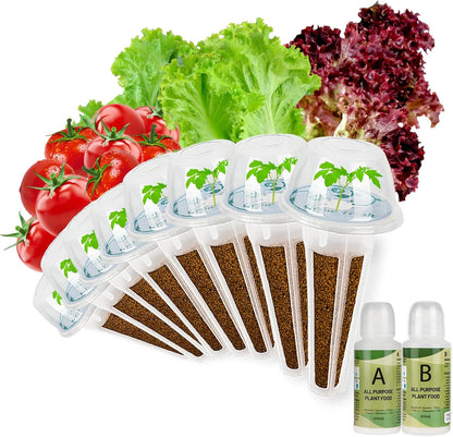 Salad Greens Seed pod Kit for AeroGarden, Includes Iceberg Lettuce/Mixed Greens/Cherry Tomato Seed - Hydroponics Supplies for Most Brands 8-POD