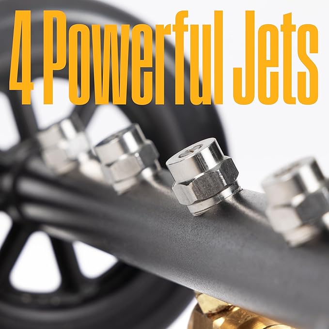 Westinghouse Universal 16" Pressure Washer Undercarriage Cleaner and Water Broom Attachment - 4400 PSI, 1/4" Connector - for Gas and Electric Pressure Washers