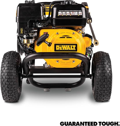 DeWalt DXPW3425E-S 3400 PSI Gas Pressure Washer, 2.5 GPM Axial Cam Pump, 208cc Recoil with Electric Start Engine, Spray Gun and Wand, 5 QC Nozzles, 5/16-in. x 25-ft. Hose, 49-State
